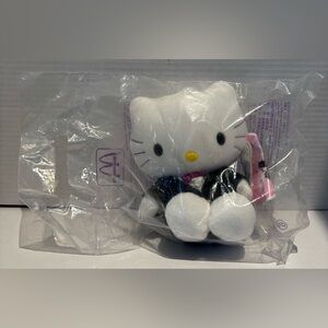 Vintage Sanrio 1999 Hello Kitty Tuxedo Beanie Plush Doll SEALED Rare McDonald’s
